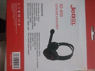 usliter kalonka: JEDEL JD-810 Leisure Headset - Qoşulma: 2 x 3.5 mm stereo jack (səs — 2