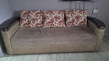 - İş masası və divan dəsti İş masası: - Material: laminat/LDSP, ağ və — 3