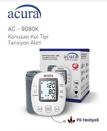 Yeni karobkada Acura AC-900A danışan koldan ölçən qan təzyiqi aparatı