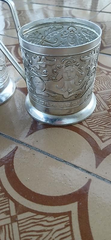 boyama seti: Məhsul: Stəkanaltı (stəkan üçün metal qulplu kasalar) Təsvir: - 4 — 4