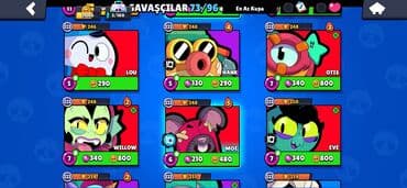 Digər kolleksiyalar: Brawl Stars hesabı – yüksək göstəricilər və zəngin kolleksiya Profil — 4