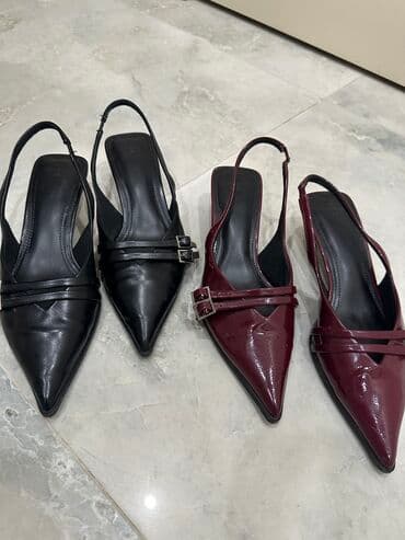 asics onitsuka tiger qadın krossovkaları: Bershka, Ölçü: 36, rəng - Qara, İşlənmiş — 2