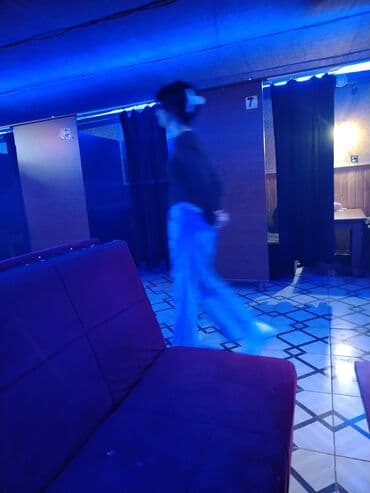 şamaxı restoranları: Lounge/Kafe məkanı – mavi LED işıqlandırmalı rahat daxili - Atmosfer — 2