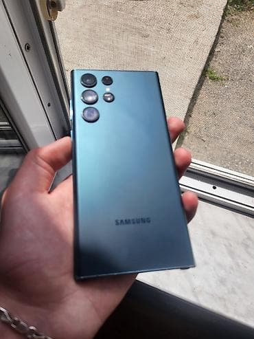 samsung not4: Samsung Galaxy S22 Ultra, 256 GB, rəng - Yaşıl, Sensor, Barmaq izi, Simsiz şarj — 1