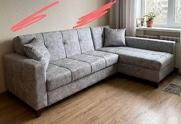 🌙 Nure 🛋️ Künc divan satılır - Ölçü: 2.40 × 1.50 m - Açılır, bazalı