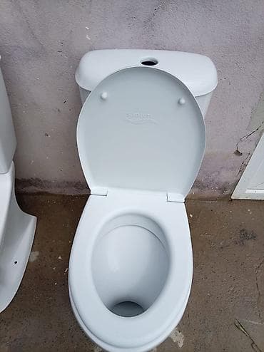 32 boru: Unitaz tulpan Sanitar keramik dəst – unitaz və əl-üz yuyan — 2