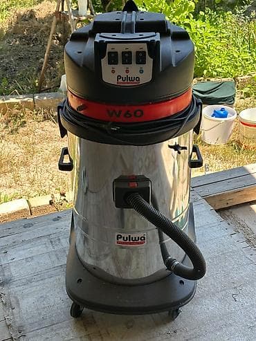 islenmis su matorlari: Pulwa W60 sənaye tipli tozsoran və yumaq aparatı - Brend/model: Pulwa — 1