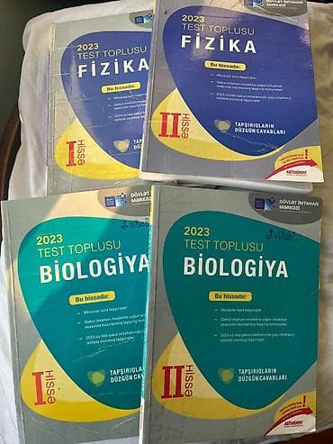 Buraxılış və qəbul imtahanlarına hazırlıq üçün kitablar dəsti satılır — 4