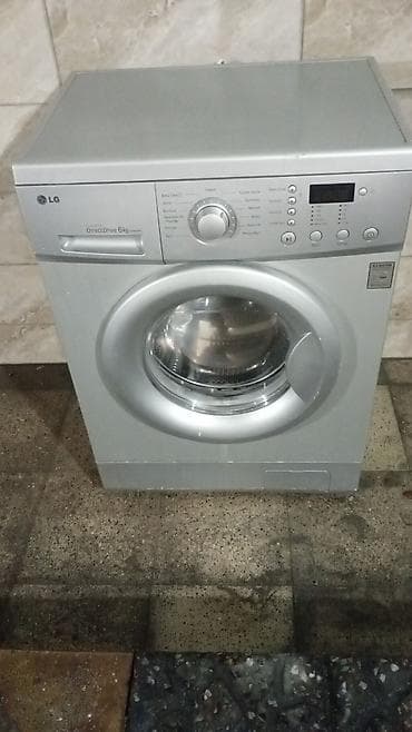 LG paltaryuyan maşın – ön yükləməli, gümüşü rəng. - Direct Drive — 3
