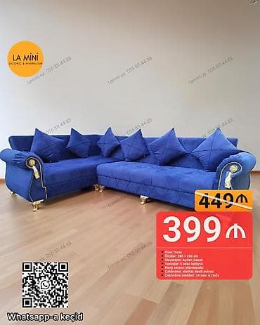 mavi divan: Künc divan, Açılan, Bazalı — 1