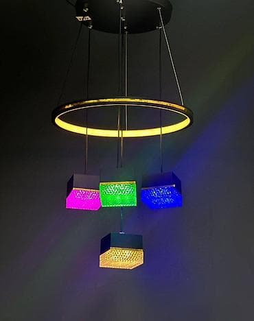 led isiqlar: Led Çılçıraq, 4 və daha çox lampa, Metal — 2