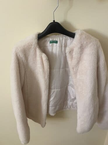 детская одежда из италии: Payız üçün uşaqlara isti,tüklü kurtka.Brend:United colors of benetton — 1