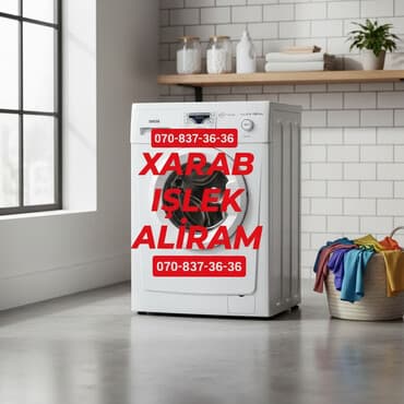 Xarab ve ya işlək paltaryuyan aliram.Unvandan ozumuz gəlib