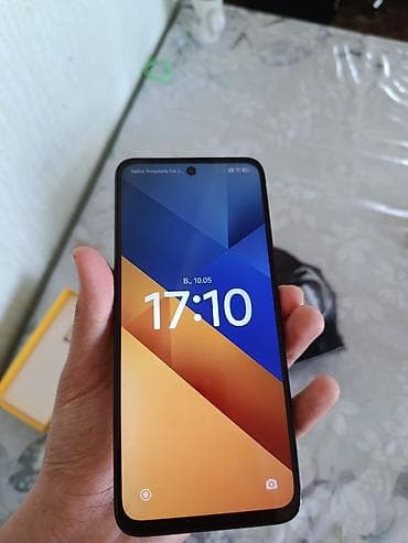 poco c40: Poco M6, 128 GB, rəng - Qara, Sensor, Barmaq izi, Sənədlərlə — 1