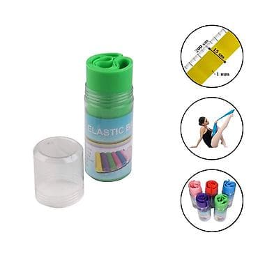 Gimnastika üçün elastik band- Pro 200 sm ( qara, yaşıl, göy, qırmızı