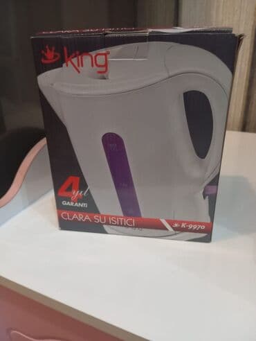 Qəhvəbişirənlər: Elektrik çaydan King, 1.6 - 2 l, Yeni, Ünvandan götürmə — 1