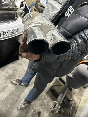 pilus maşın: İkili uclu avtomobil səsboğucu (mühərrik çıxışı üçün) - İkili çıxış — 1