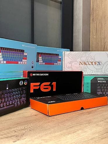 Weiyu RS0 60% — Black / White (Blue switch) Rainbow— 39₼ Game K61