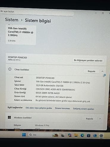 dell notebook: Monster Notebook ABRA A5 V17.3 – oyun və peşəkar istifadə üçün güclü — 3
