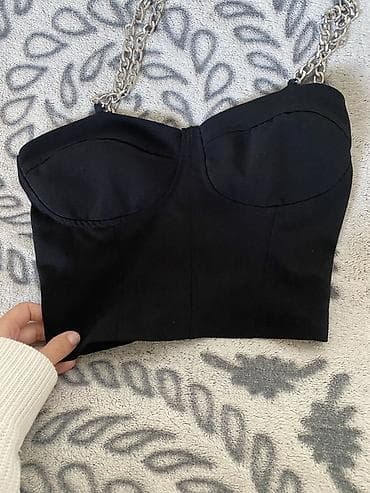Личные вещи: Qara korset crop zamokludu s razmer geyinilmiyib hec nazik materiali — 1