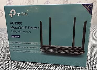 yeni modem: Wi-Fi роутер TP-Link Archer C6 AC1200 В отличном состоянии — 2