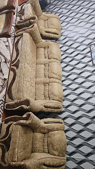 klassik mebeller: Klassik üslubda mebel dəsti – 3-cü divan + 2 ədəd kreslo - Rəng — 1