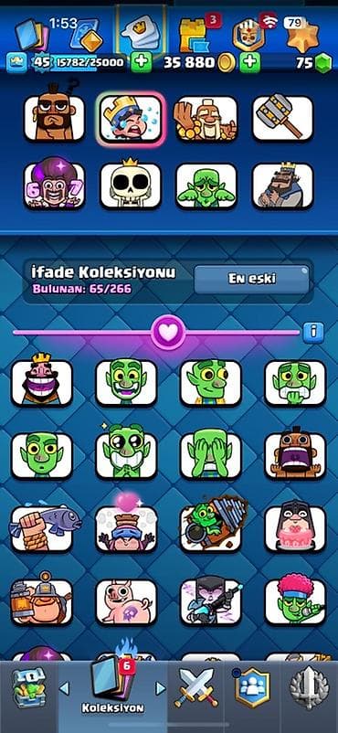 qizil külçə: Clash Royale oyunu üçün hesab -ıcınde 40 yagın emoji var - 4 ılık — 3