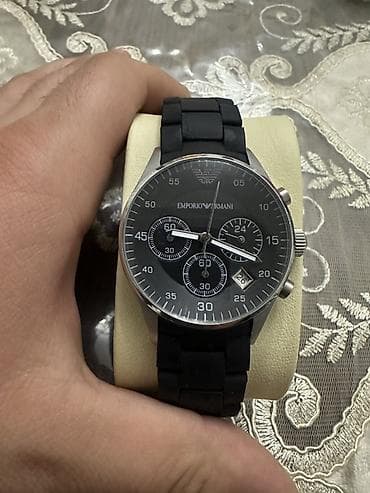 Qol saatı, Emporio Armani, rəng - Qara — 1