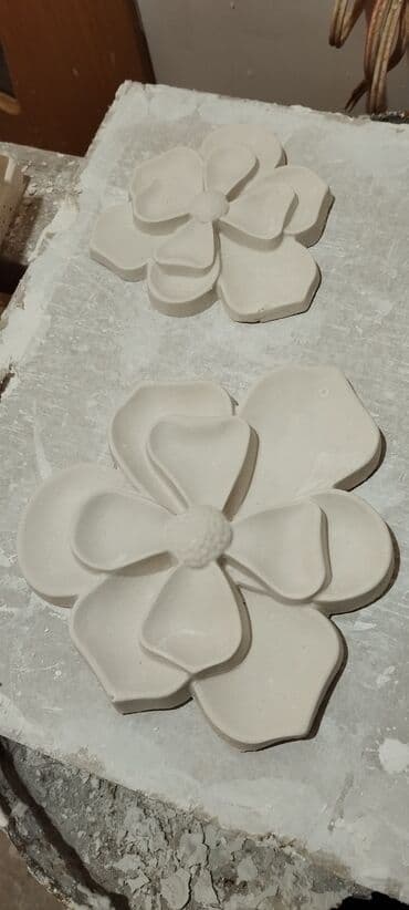 kabancik fasad: Gibsden hazirlanmis 3d güllər və kabancikler satilir yalniz daxilə — 13