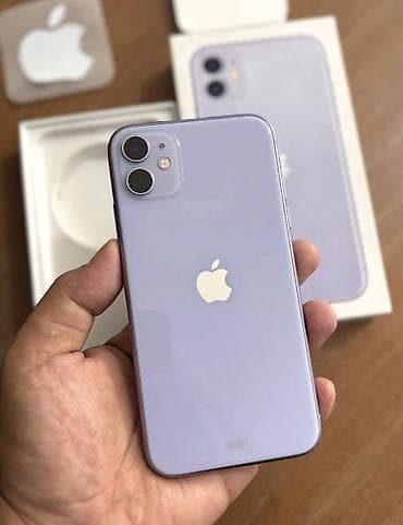 iphone 11 pro max dubay: IPhone 11, 128 GB, Deep Purple, Zəmanət, Simsiz şarj, Face ID — 1