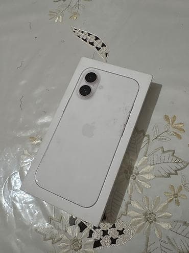 iphone 6 satın al: IPhone 16, 128 GB, White Titanium, Face ID — 6