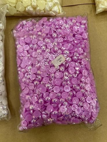 mirvari abadok: İncə dekorativ yarım-muncuq seti – yapışdırma üçün Məhsul təsviri: - — 5