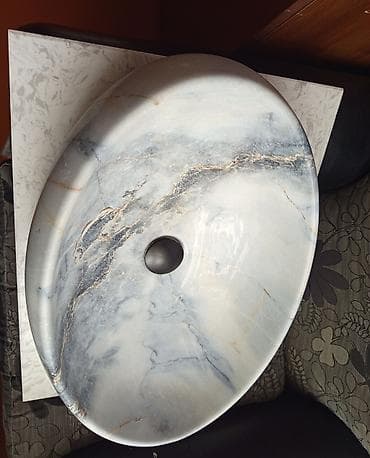 Quru inşaat materialları: 250manata alinib az islenib - Material: keramika/daş görünüşlü mermer — 1