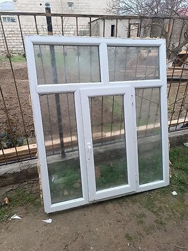 plastik pancara: Salam plastik pəncərələr işlənmiş lakin yaxşı vəziyyətdir 6 ədəddir — 1