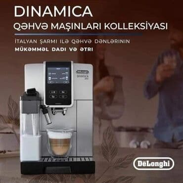 kofe aparati satilir: Qəhvə maşını Delonghi, Avtomat, Yeni — 10