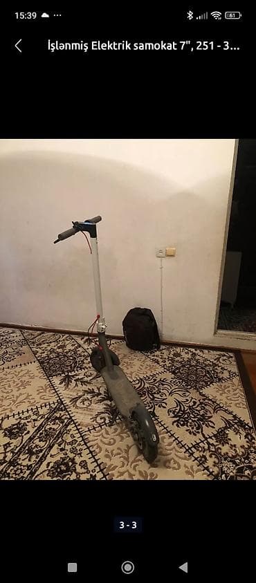 Elektrik nəqliyyatı: İşlənmiş Elektrik samokat 7", 251 - 350 Vt, 16 - 25 km/s — 2