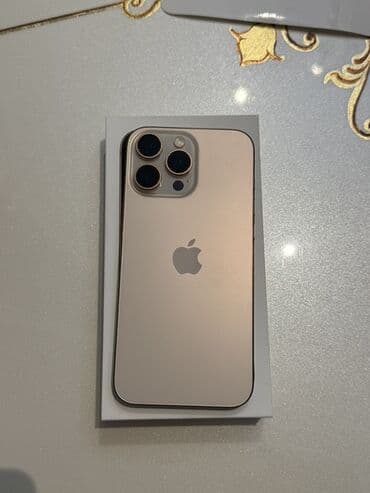 ikinci el xs max: IPhone 16 Pro Max, 256 ГБ, Desert Titanium, Face ID, Беспроводная зарядка — 1