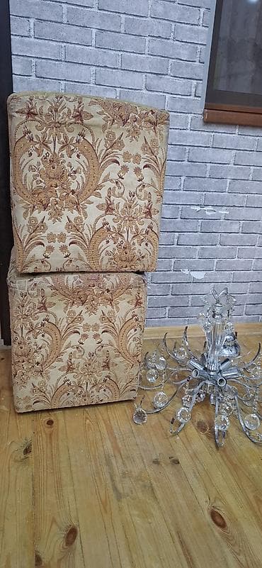 Çılçıraq, 6 lampa, Şüşə — 1