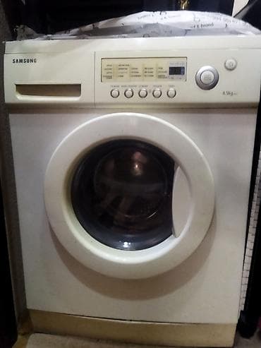 Paltaryuyan maşın Samsung, 5 kq, İşlənmiş, Avtomat, Qurutmasız, Kredit yoxdur, Ünvandan götürmə — 1