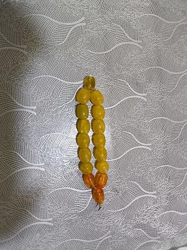 kehraba: Məhsul: Təsbeh dəsti (2 ədəd) - 1-ci təsbeh: oval formalı, iri — 1