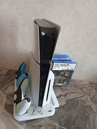 ps disk: PlayStation 5 (diskli versiya) oyun konsolu + aksesuarlar və — 2