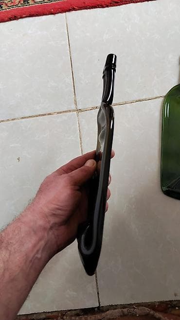 coca cola stekan: Əzik butulqa şüşədən əl işi — 2