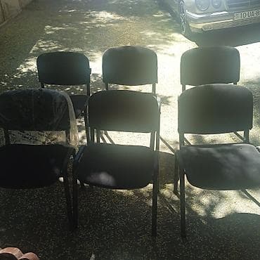 ofis mebelleri kreditle: Ofis/konfrans stulları dəsti 6 ədəddir hamısı bir yerdə bu qiymətə — 2