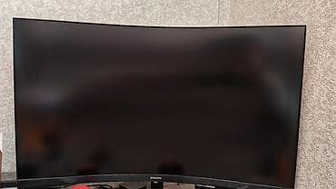 120 hz monitör: Samsung Odyssey G5 G55C LS32CG550EIXCI oyun monitoru. Ekranda nazik — 1