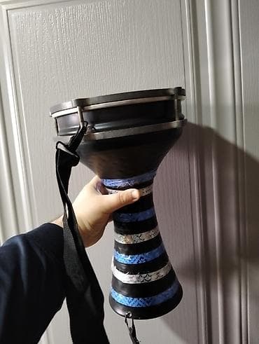 Darbuka (ərəb tərzi zərb aləti) - Korpus: metal (döyülmə teksturalı
