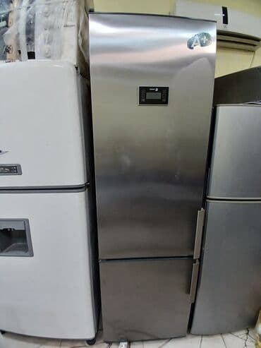 Кухонные плиты и варочные поверхности: Б/у 2 двери Холодильник Продажа, цвет - Серый, С колесиками — 1