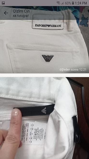 Cinslər: Cinslər, Emporio Armani, rəng - Ağ — 6