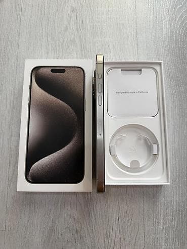 IPhone 15 Pro Max, 256 GB, Natural Titanium, Face ID