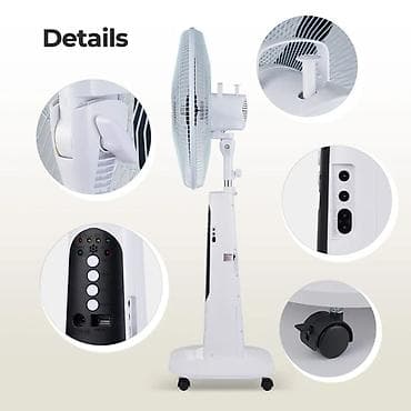 Ventilyator Yeni, Döşəməüstü, Pərli, Kredit yoxdur, Pulsuz çatdırılma — 4