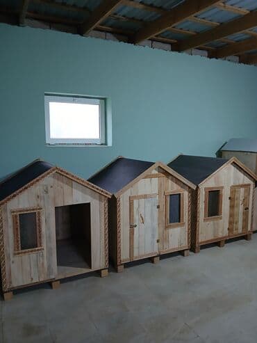it ucun paltarlar: Taxta it evləri yeni yığılıb qiymət 35 dən başlayır — 3